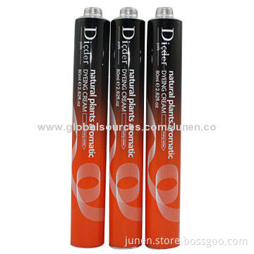 Aluminum collapsible tubes, used in hair dye/color